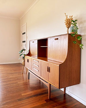 wooden-desk-cabinet-against-wall